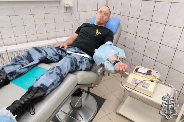 Росгвардия в Югре пополнила банк крови медицинских учреждений