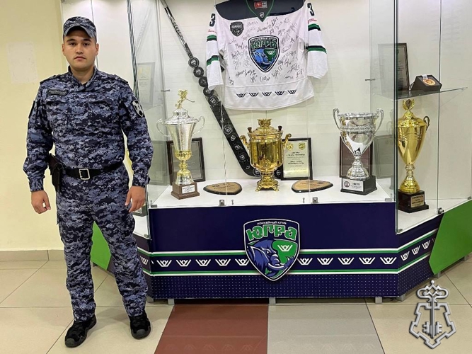 В Югре Росгвардия обеспечила правопорядок на матче ВХЛ 