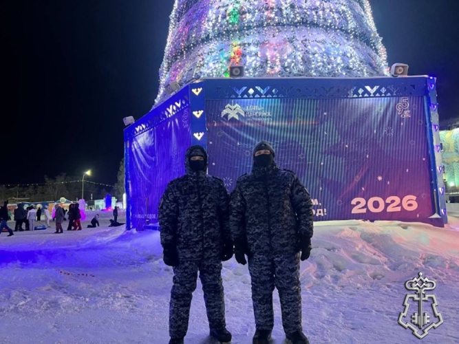 Росгвардейцы обеспечили безопасность в новогоднюю ночь в Югре