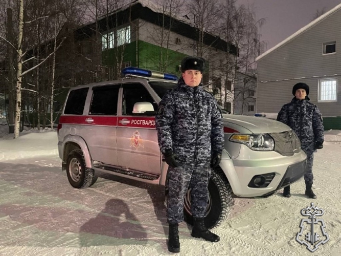 В Югре Росгвардия по «горячим следам» задержала грабителя