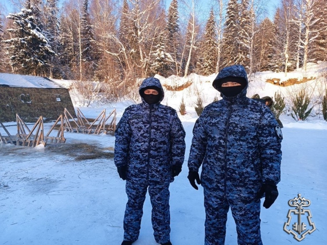 В Югре Росгвардия обеспечила безопасность во время празднования Крещения Господня