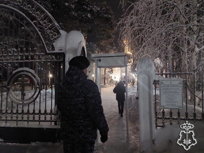 В Югре Росгвардия обеспечила безопасность празднования Рождества Христова