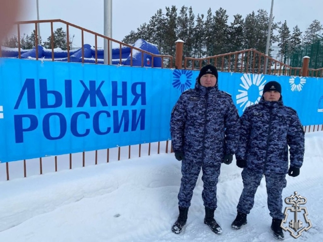 Росгвардия выполнила задачи по обеспечению безопасности проведения XLIV Всероссийской массовой лыжной гонки «Лыжня России» в Югре