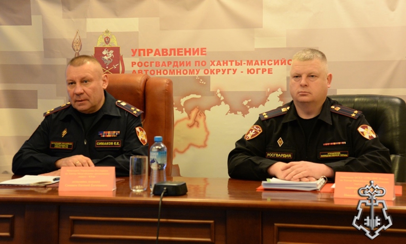В Югре состоялся учебно-методический сбор руководителей филиалов вневедомственной охраны Росгвардии