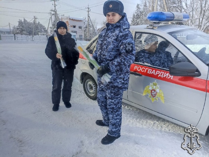 В Югре состоялась ведомственная акция «Весенний комплимент от Росгвардии»  