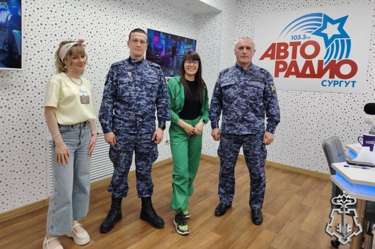 В Югре Росгвардия в прямом эфире «Авторадио. Сургут» рассказала об имеющихся в ведомстве специальностях