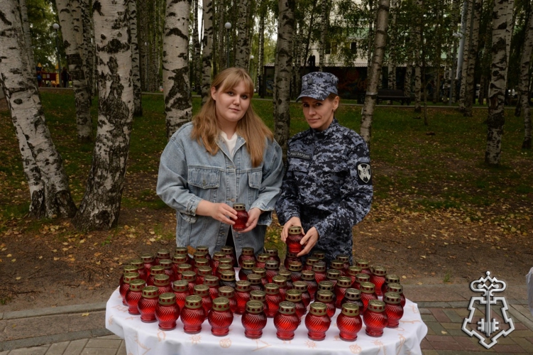 В Югре росгвардейцы приняли участие в памятных акциях  ко Дню солидарности в борьбе с терроризмом